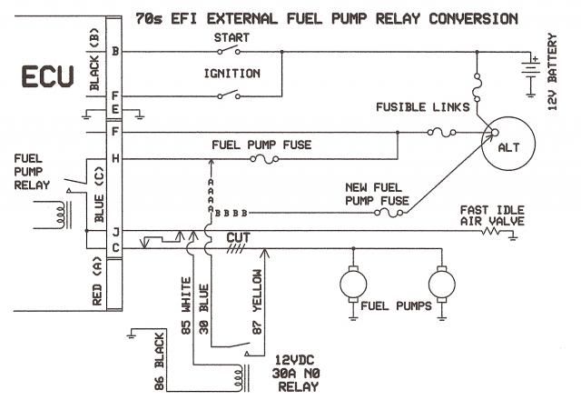 External Fuel Pump Wiring Diagram